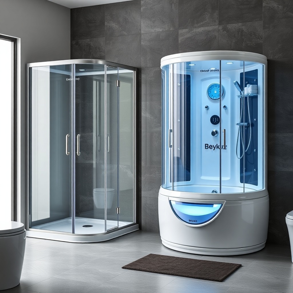 Beykoz Kare ve Oval Duşakabin Farkı