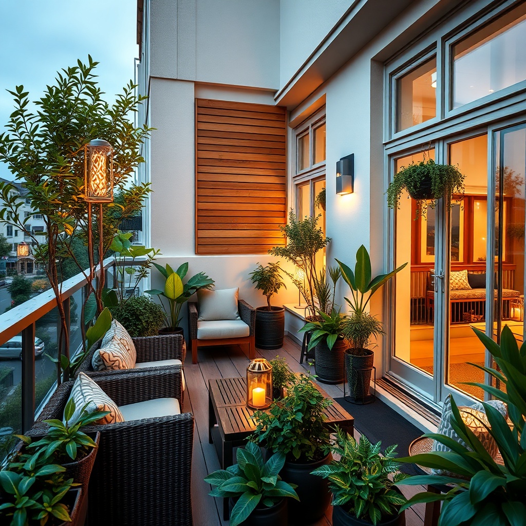 Beykoz Modern Balkon Dekorasyonları